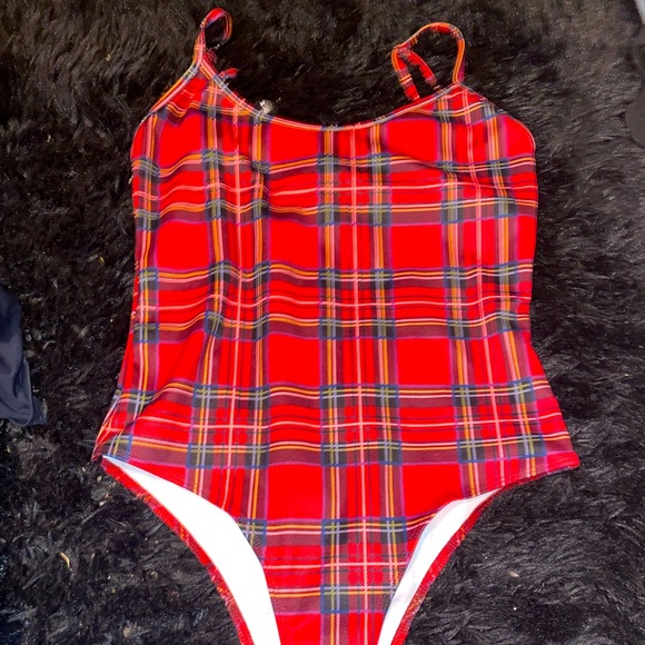 Cute plaid bodysuit - Picture 1 of 3